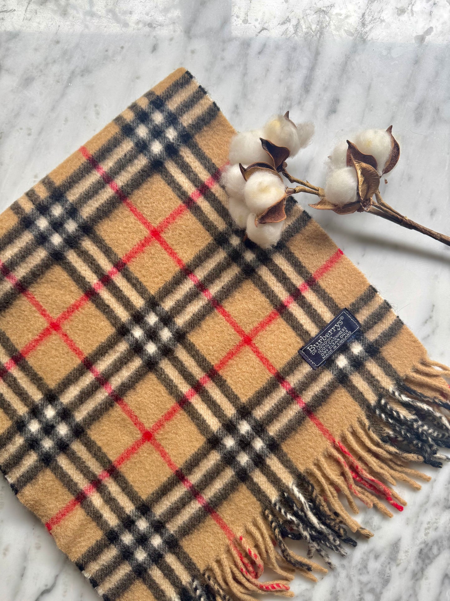 Authentic Burberry Cashmere Scarf