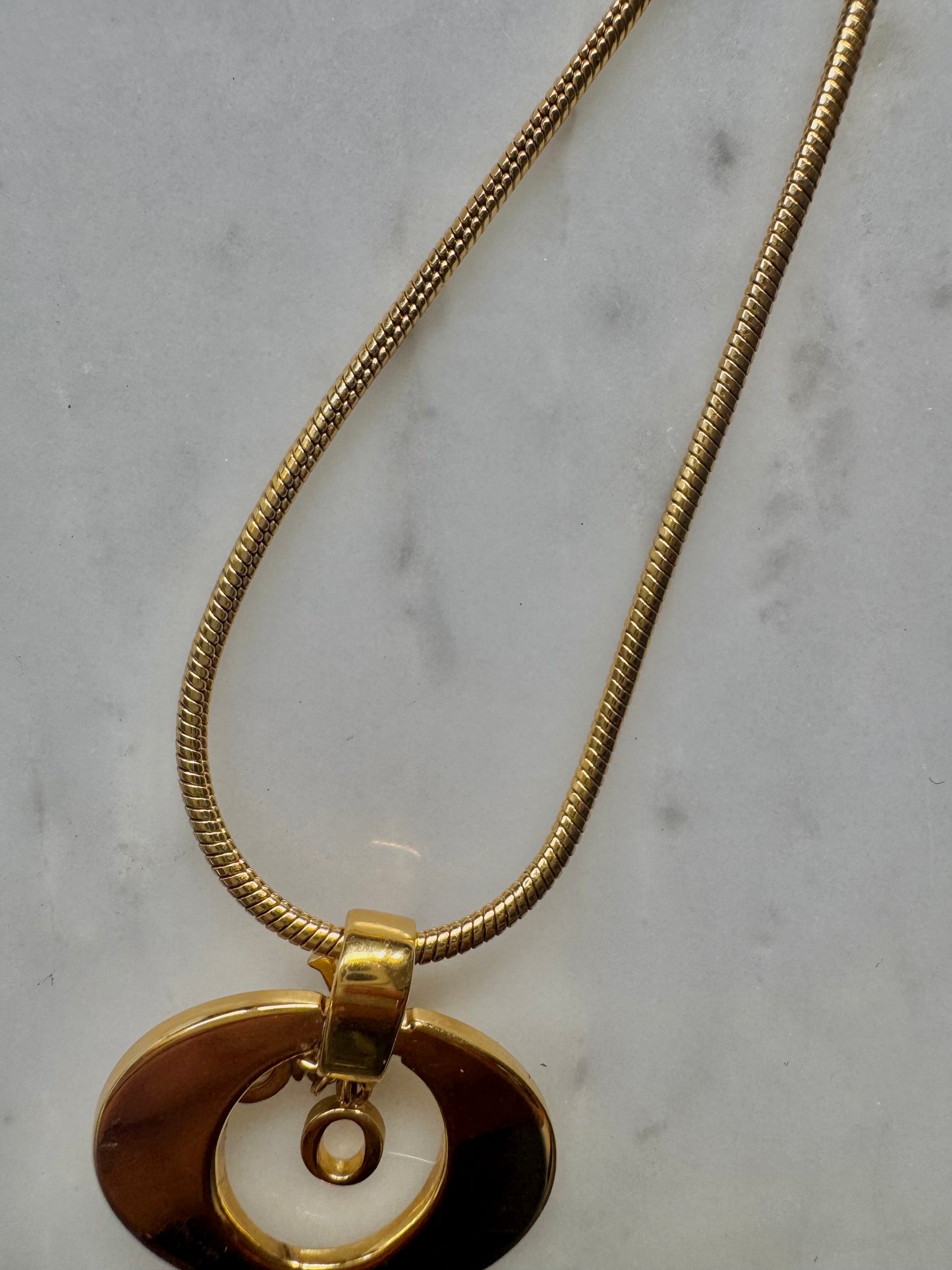 Rare Vintage Dior Gold Necklace