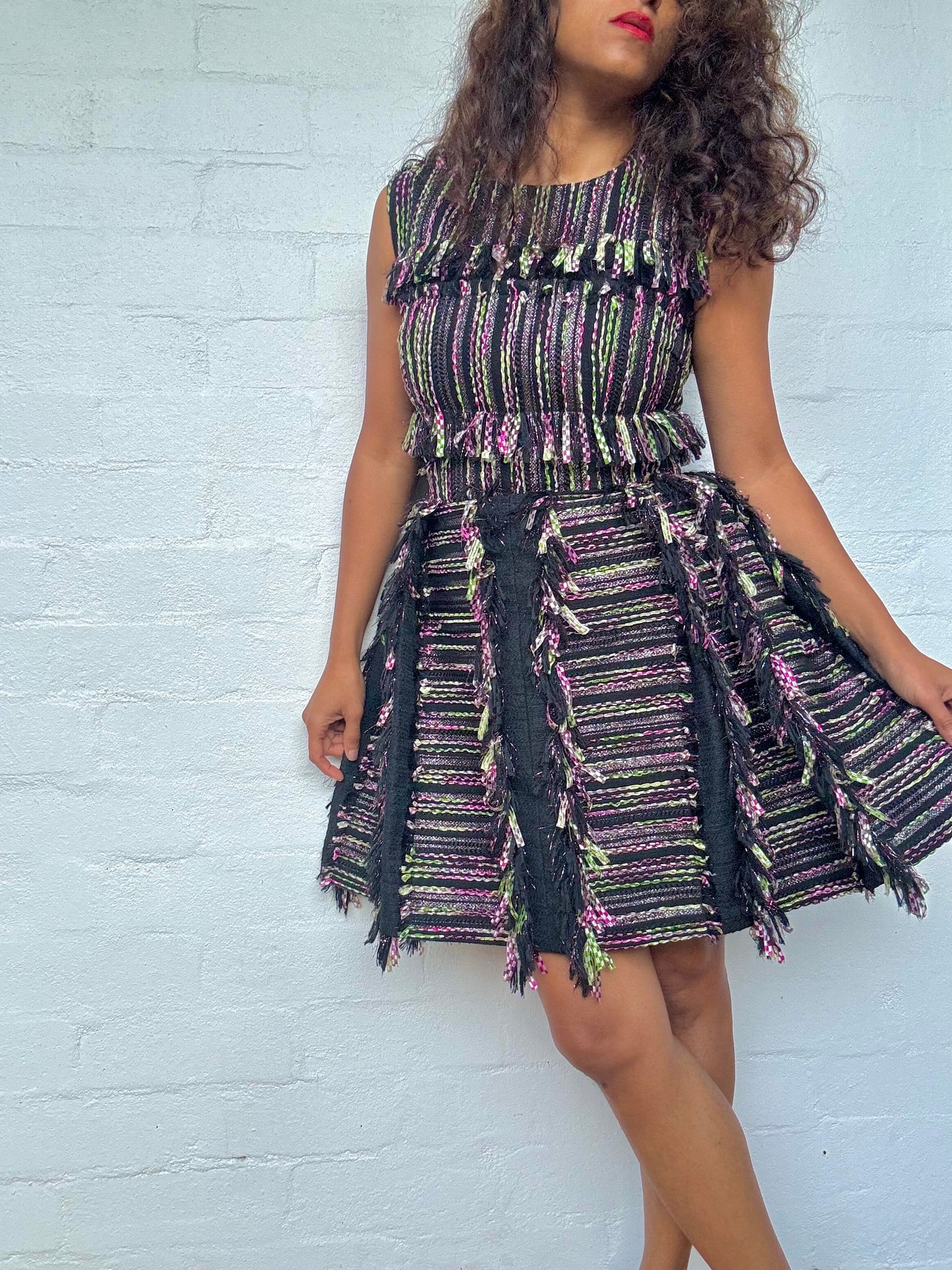 Nadya Dzyak Fringe Dress