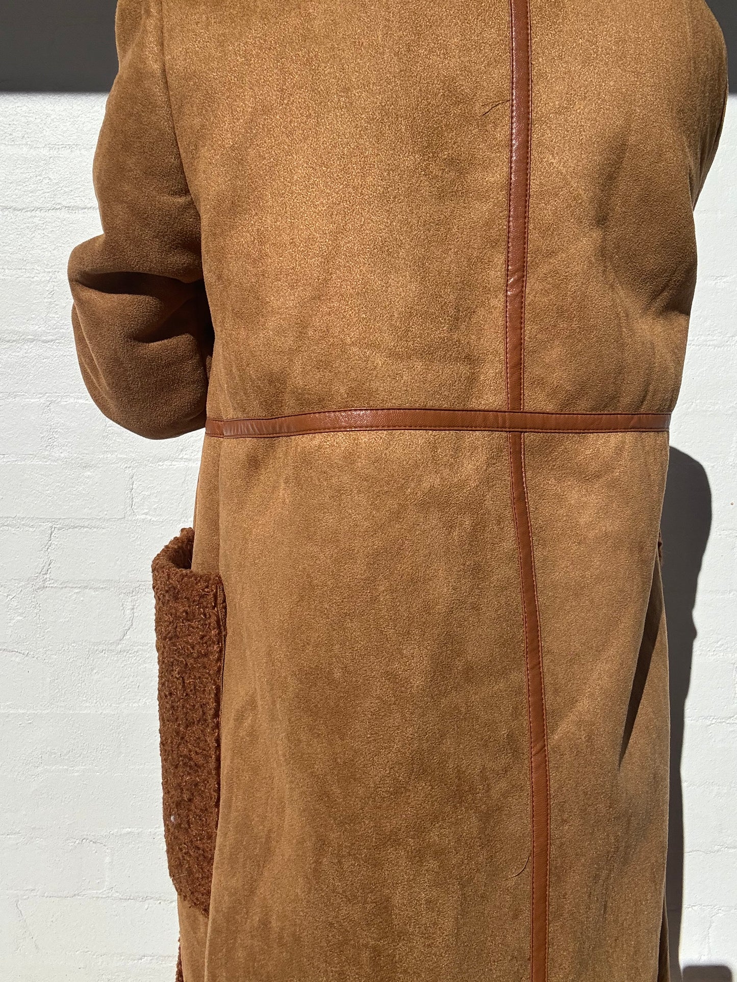 Shearling Coat - Brown