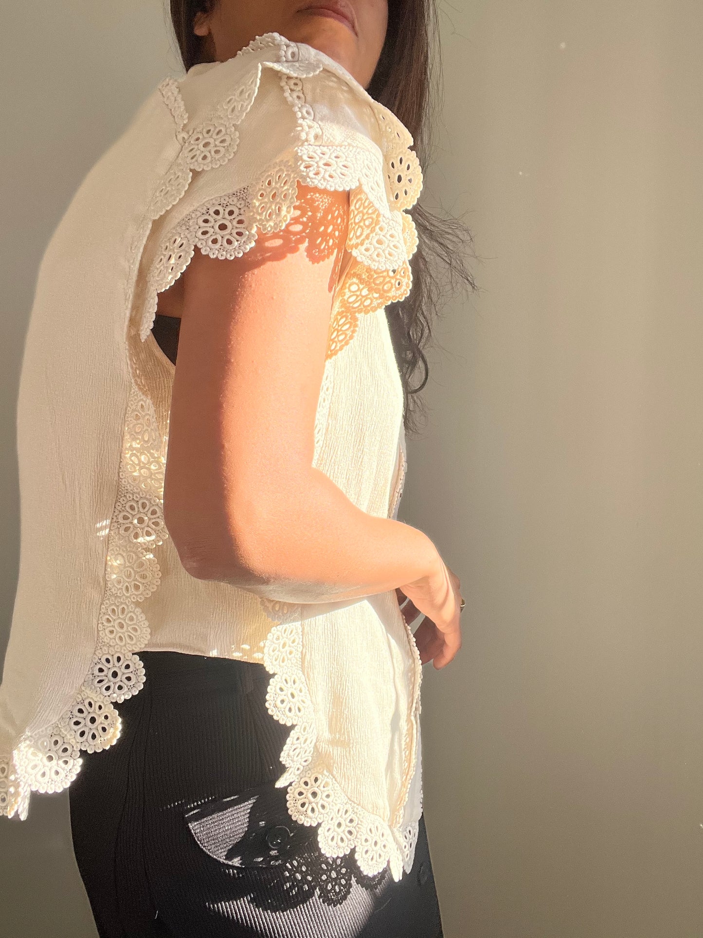 Ixiah Lace Blouse