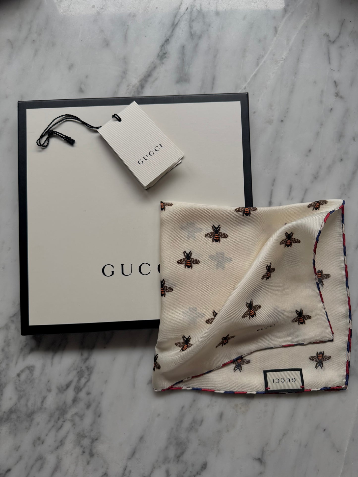 Rare Find Gucci Bee Scarf