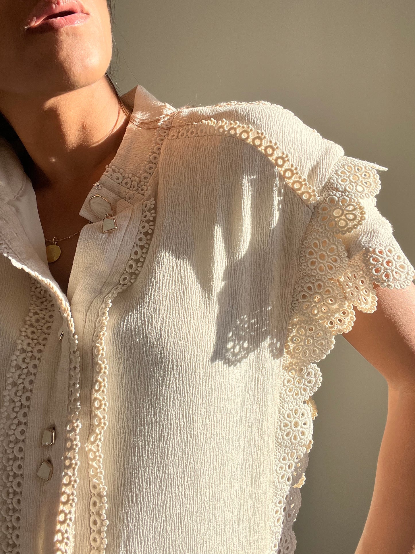 Ixiah Lace Blouse