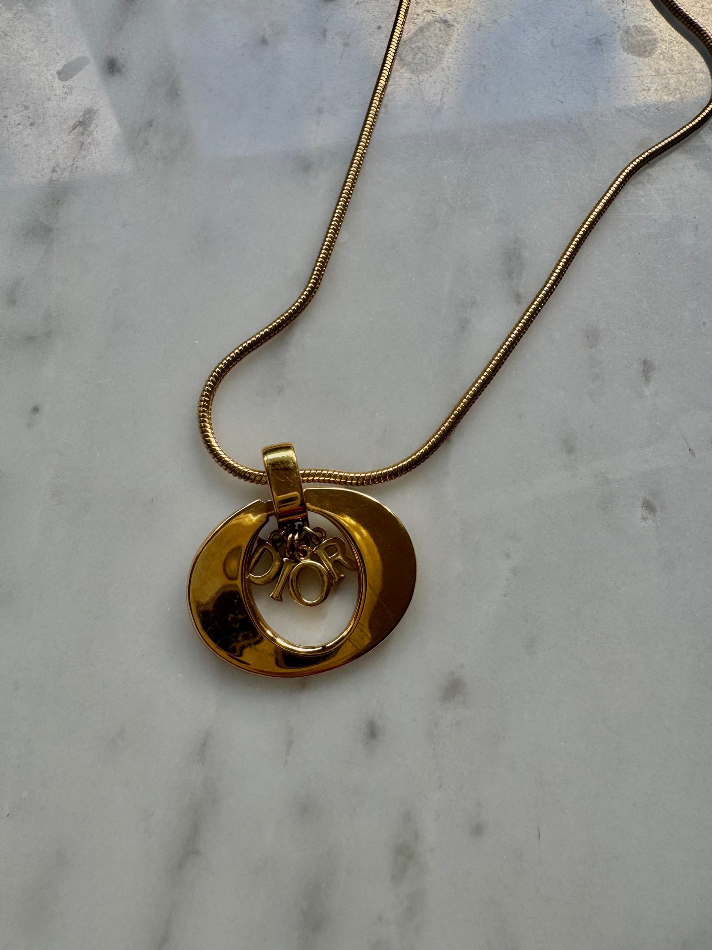 Rare Vintage Dior Gold Necklace