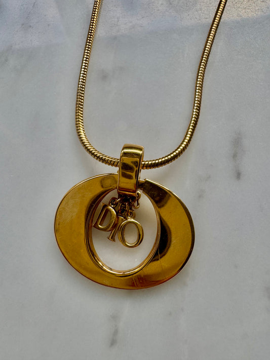 Rare Vintage Dior Gold Necklace