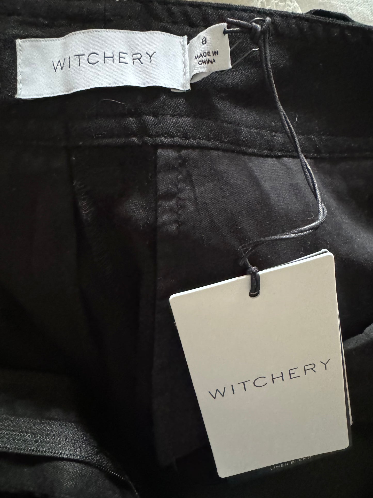 Witchery Black Linen Pants