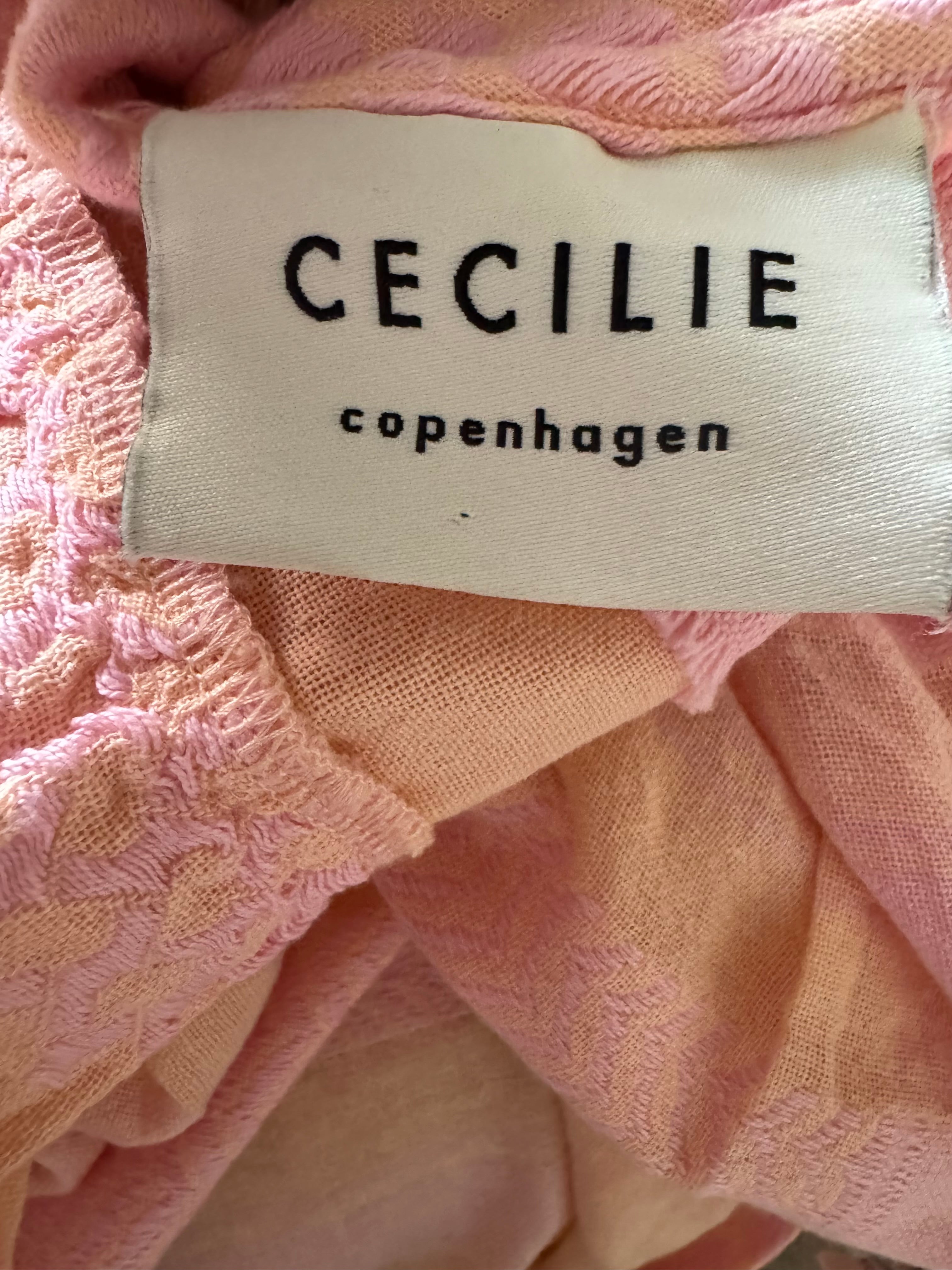 Cecilie Copenhagen Cotton Dress Pink Rao Sisters