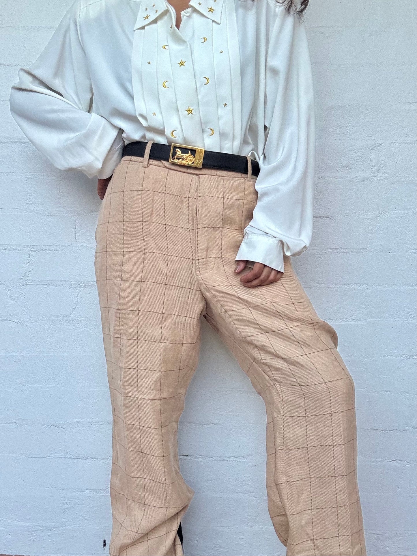 Polo Ralph Lauren Plaid Straight-Leg Trousers