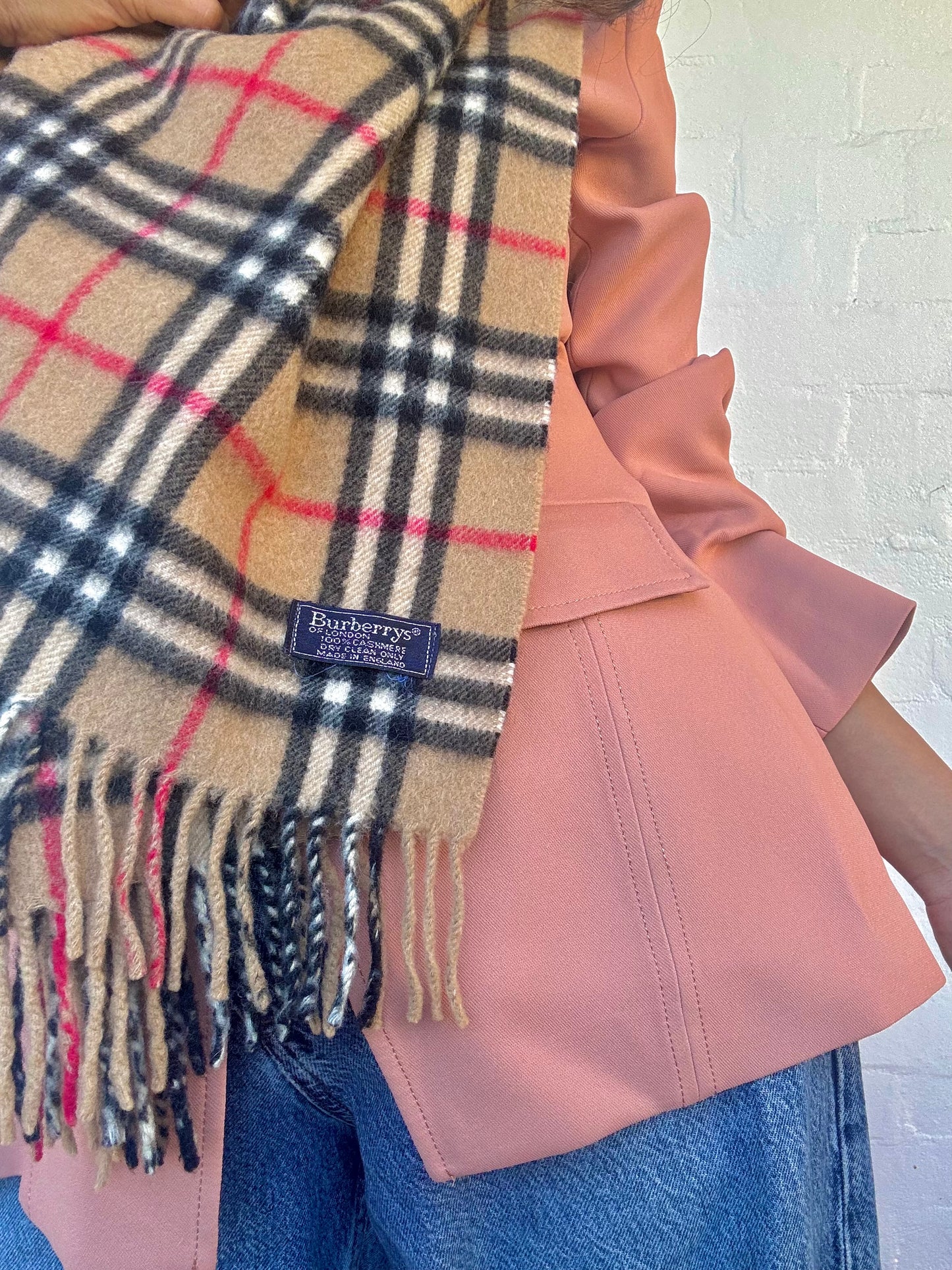 Authentic Burberry Cashmere Scarf