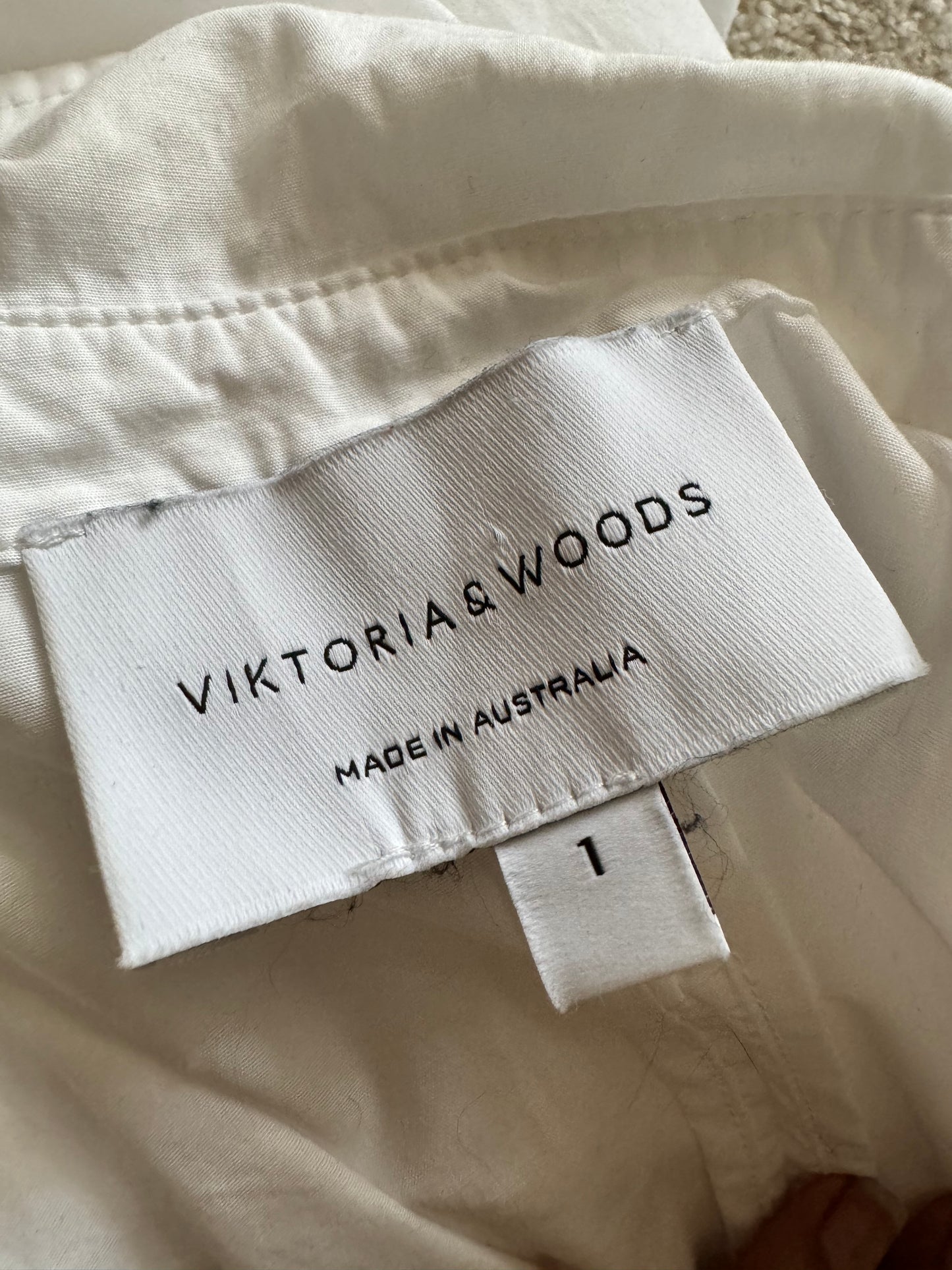 Victoria & Woods White Cotton Shirt