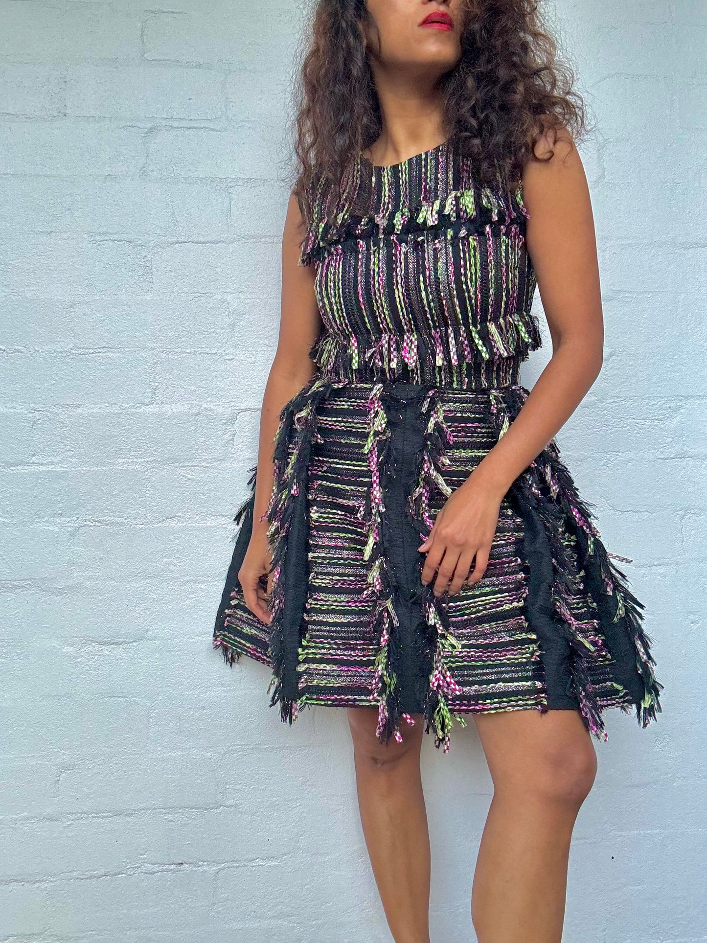 Nadya Dzyak Fringe Dress