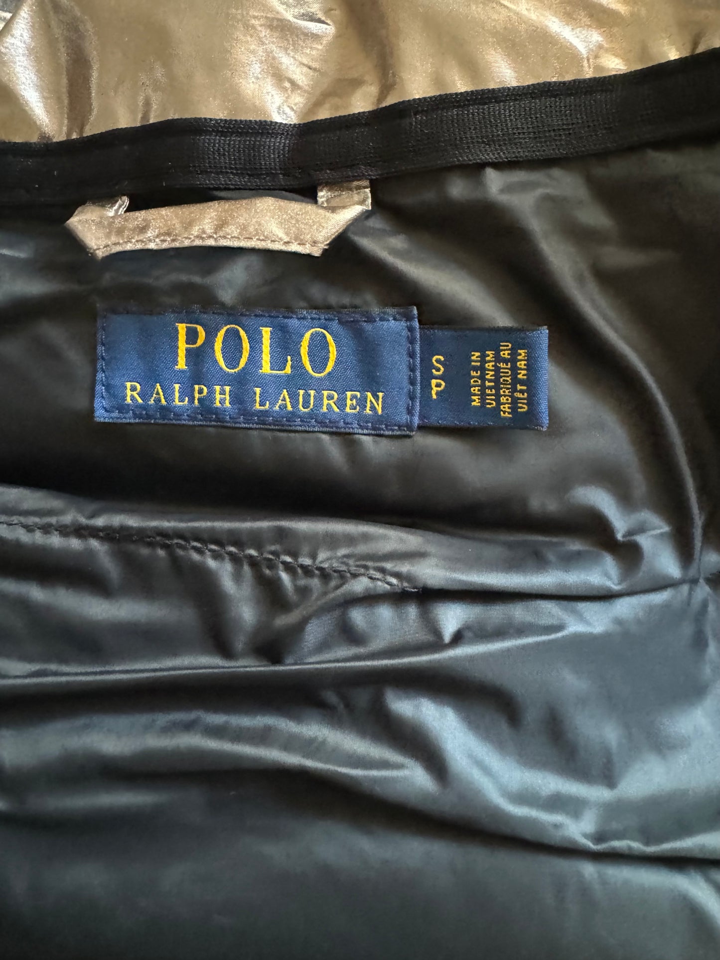 Rare Polo Ralph Lauren Puffer - Metallic Gold