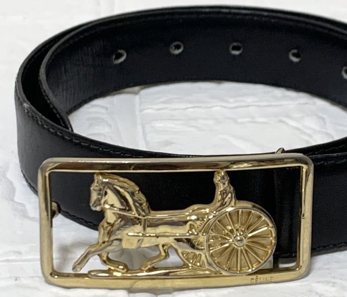 Vintage CELINE Carriage Studded Belt