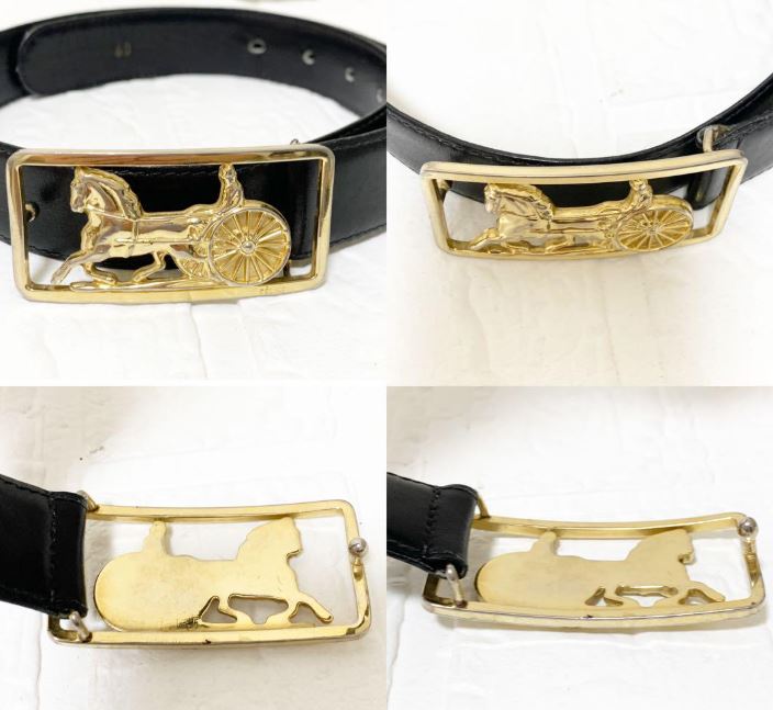 Vintage CELINE Carriage Studded Belt