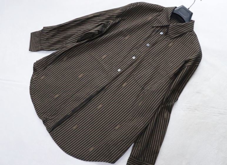 90's Vintage FENDI Striped Shirt