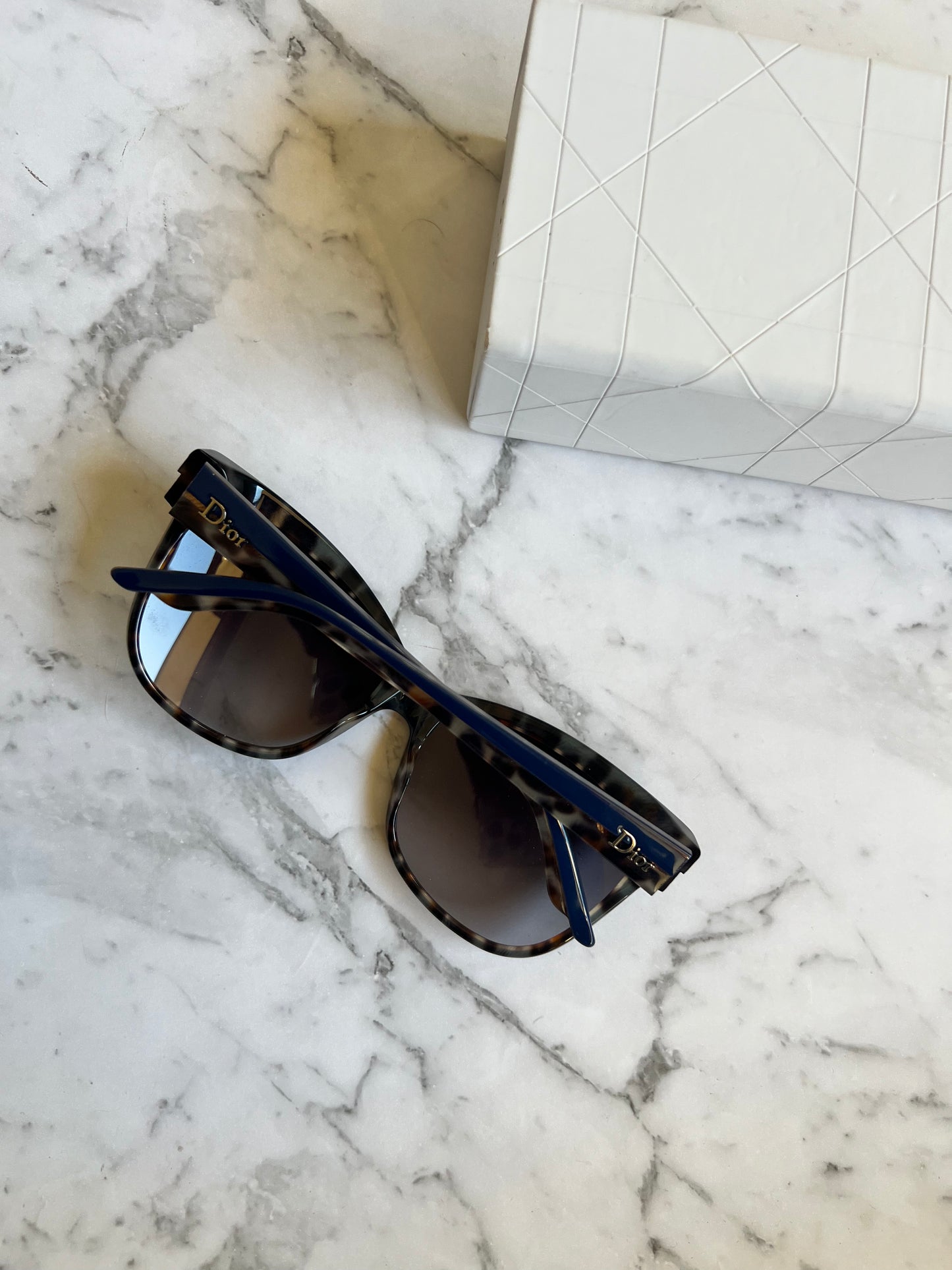Authentic Christian Dior Sauvage Women's Navy Sunglasses